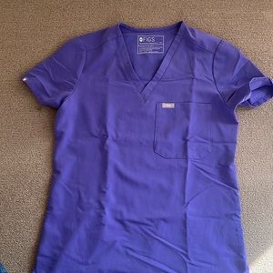 Figs Women’s Scrub Top Amethyst XS